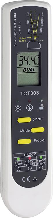 Infrarot-Einstech-Thermometer DualTemp Pro