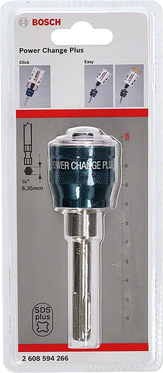 Aufnahmeadapter BOSCH® PowerChange Plus mit SDS - Plus Aufnahme