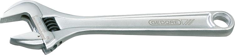 Gedore Einmaulschlüssel verstellbar, verchromt Type 60 CP 12