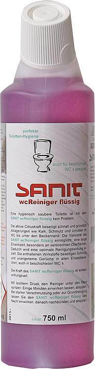 WC-Reiniger flüssig Sanit 750ml Art.-Nr.:3053