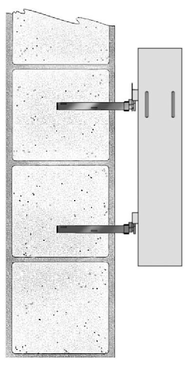RHE - Allzweck - Bohrkonsole für alle Plattenheizkörper mit und ohne Aufhängelaschen 120x240mm