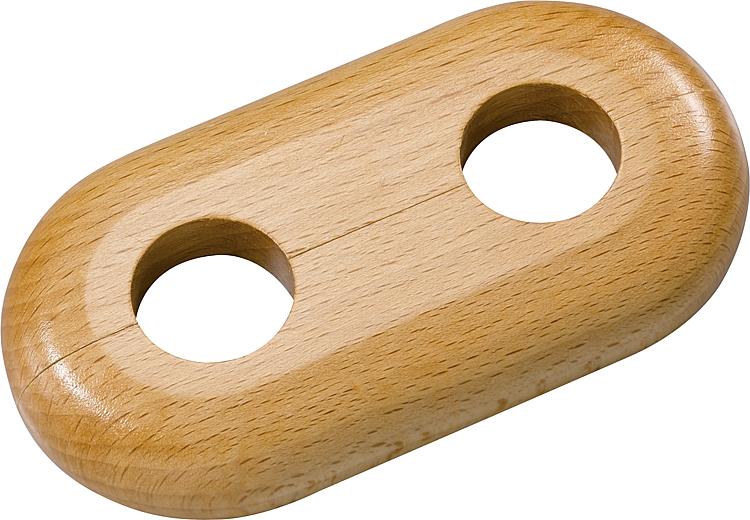 Holz-Einzelrosette *BG* Typ Schwarzwald Buche - 15 mm