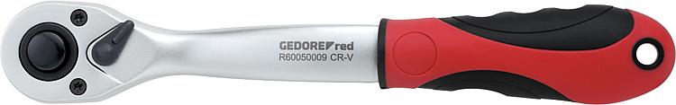 Umschaltknarre GEDORE red 1/2", L=255mm gekröpft