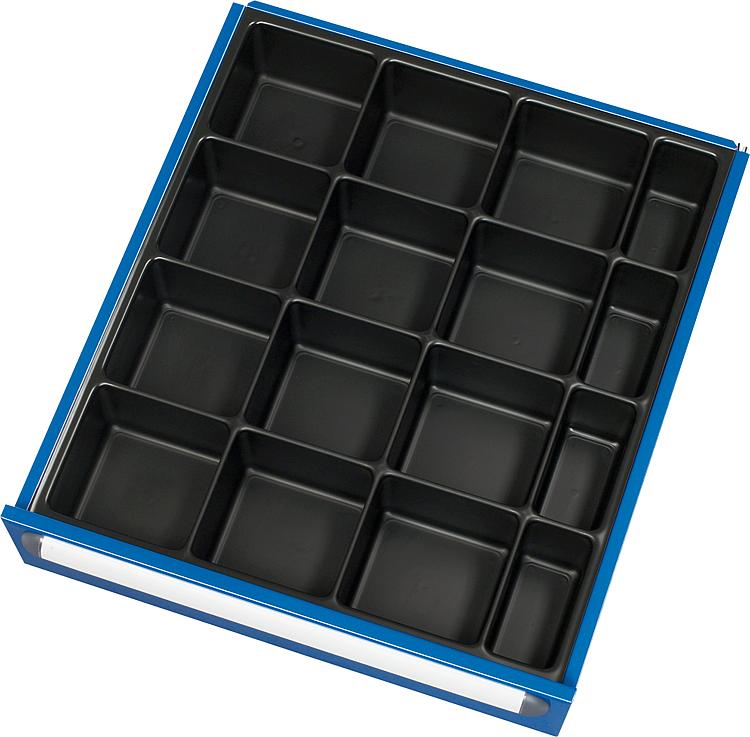 Schubladen-Einteilungs-Set 3 für Schublade-L Höhe 60-90mm