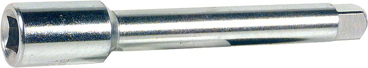 Werkzeugverlängerung verzinkt, f. 4kt. 9,0 mm, Lg. 130 mm EINZELN
