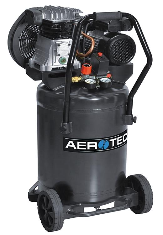 Kolbenkompressor AEROTEC 420-90 V TECH fahrbar mit 90 Liter Tank