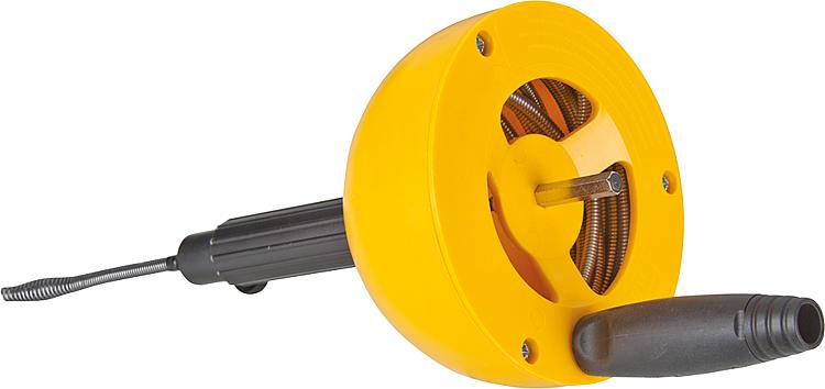 Hand-und Elektro- Rohrreinigungsgerät mit flexibler Spirale 6,0mm x 4,5m